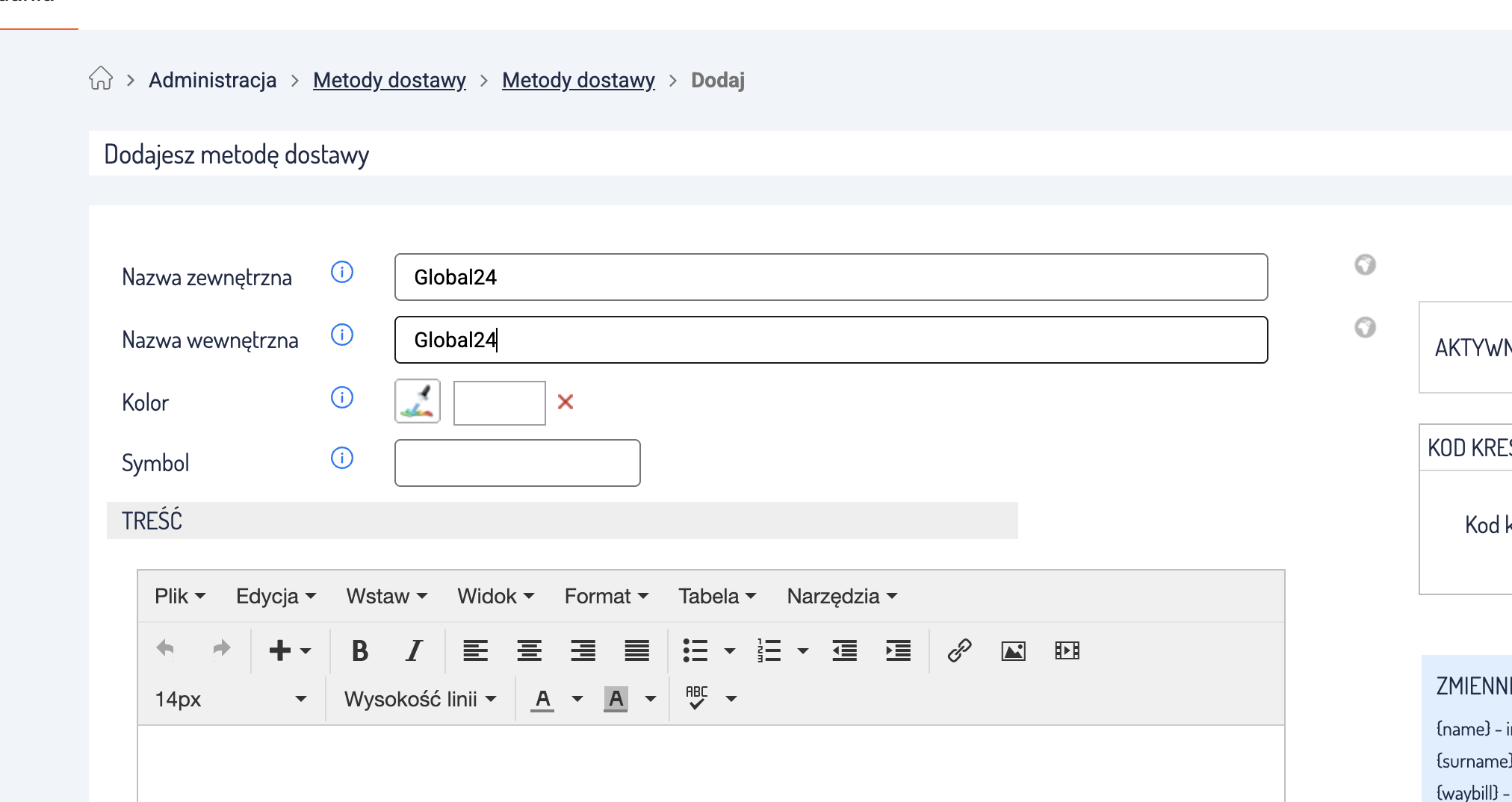Utworzona automatyzacja